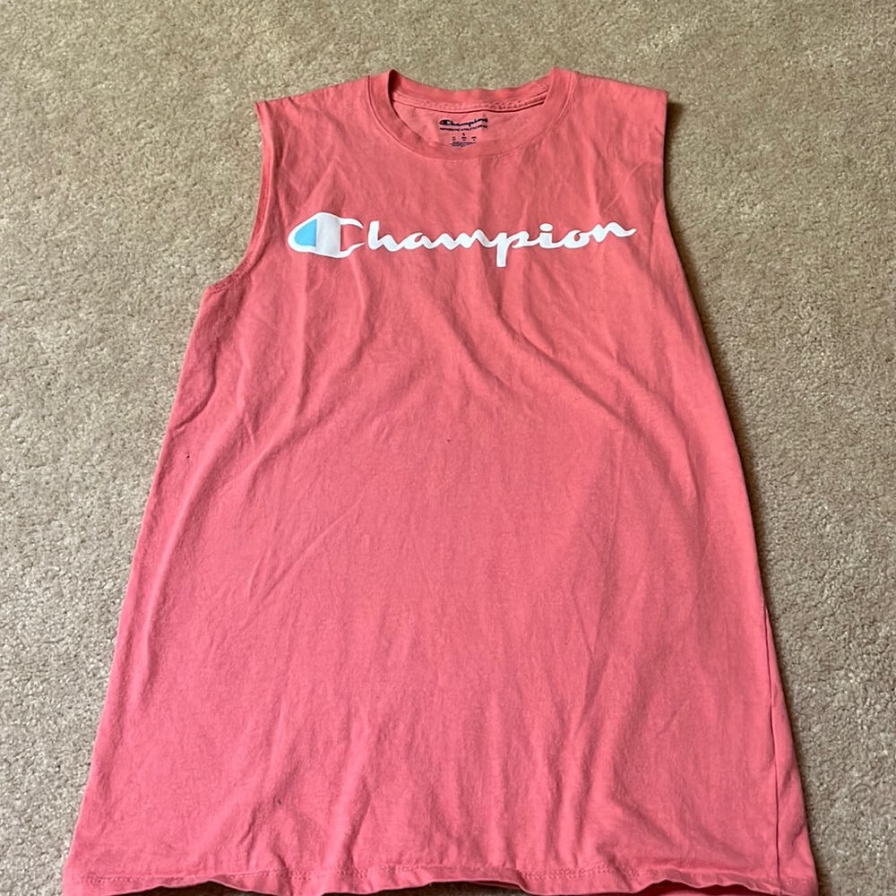Champion coral/salmon colored tank